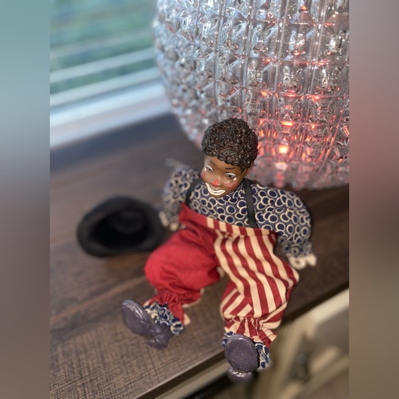 Vintage Daddy's Long Legs Doll PEANUT Clown by Designer Karen Germany COA - Picture 8 of 14